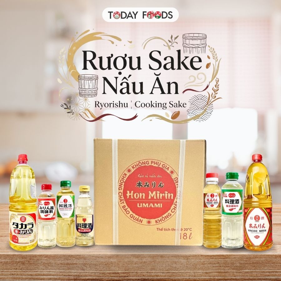 Danh sách sản phẩm rượu sake nấu ăn