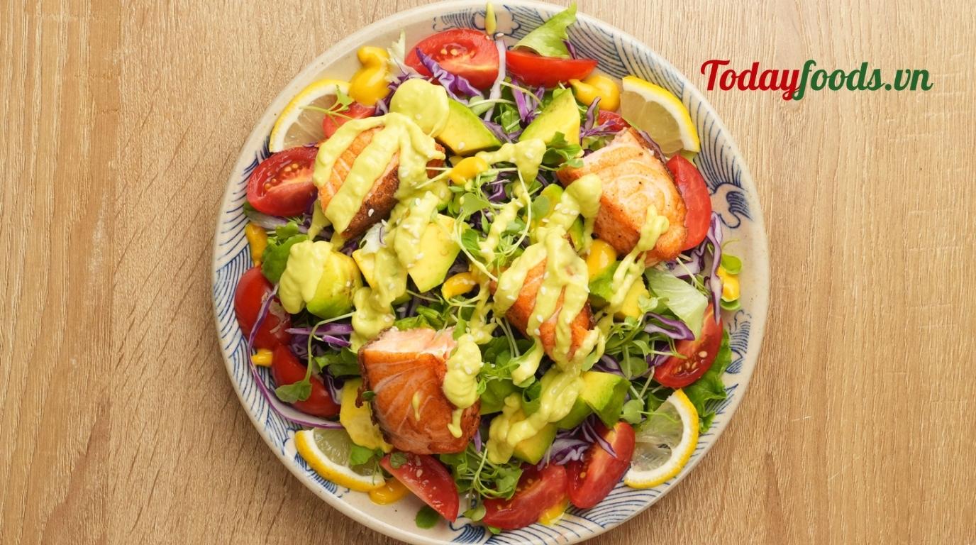 Salad cá hồi