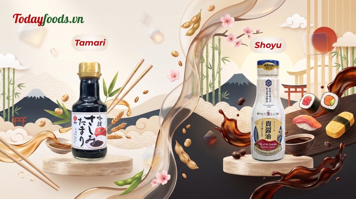 Shoyu và Tamari khác nhau như thế nào