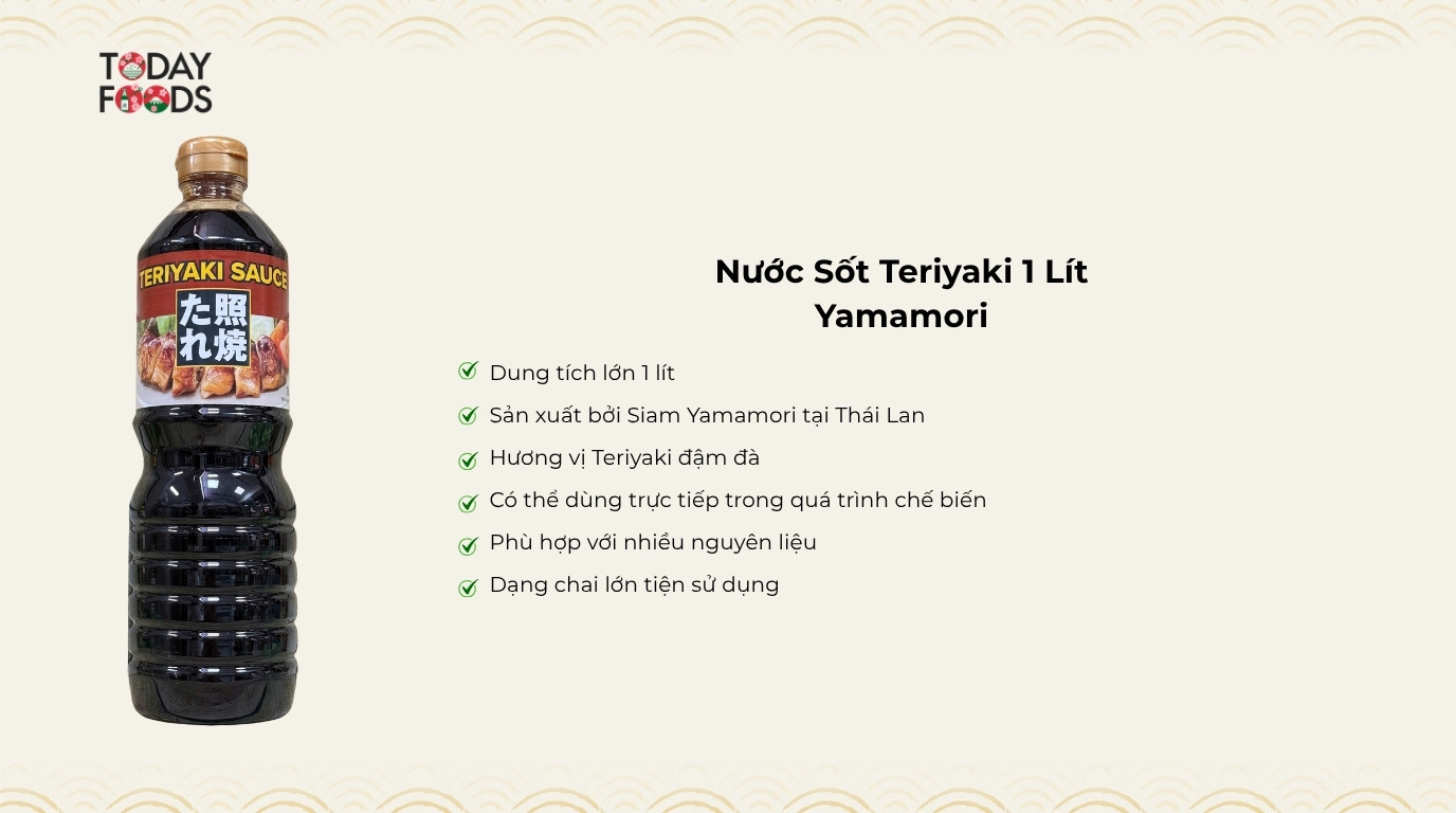 Ưu Điểm Nước Sốt Teriyaki 1 Lít