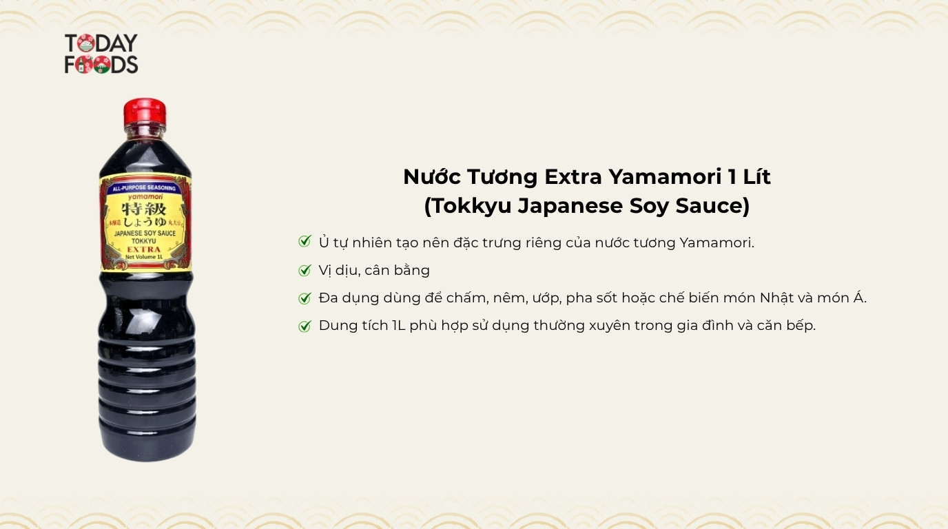Ưu Điểm Nước Tương Extra Yamamori 1 Lít