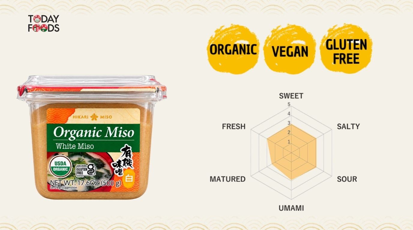 Ưu Điểm Tương Miso Trắng Hữu Cơ Hikari Miso 500G