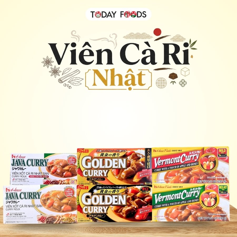 Viên cà ri Nhật Bản tại TodayFoods