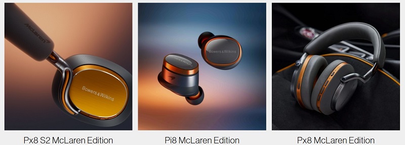 Bowers & Wilkins mang tinh thần McLaren F1 vào tai nghe cao cấp (Px8, Px8 S2, Pi8)