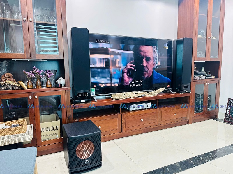 Công trình dàn âm thanh karaoke chất lượng cao hơn 40 triệu của khách hàng tại Hà Nội