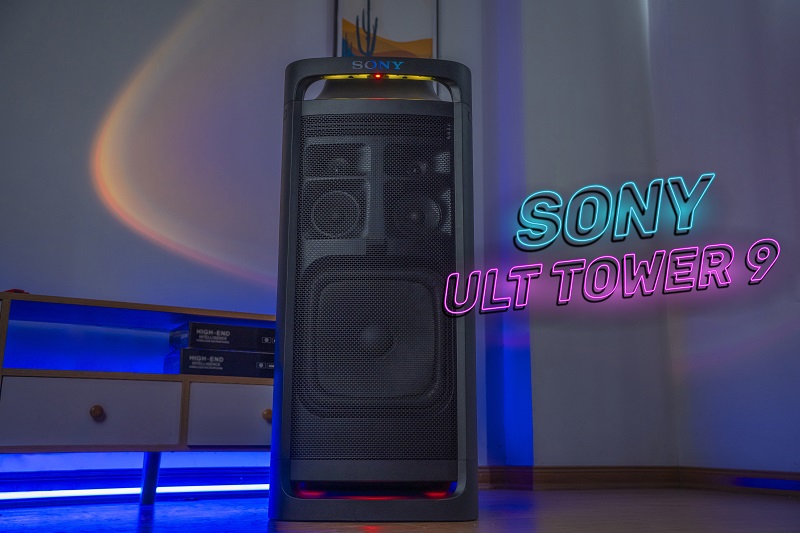 Sony ULT Tower 9AC - chiến binh loa tiệc mới với sức mạnh âm thanh khó tưởng