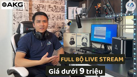 Trải nghiệm bộ hát LiveStream thực dụng nhất của AKG + Alctron