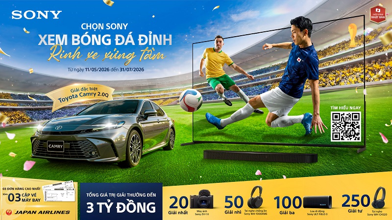 BÙNG NỔ MÙA HÈ CÙNG SONY: RINH XẾ HỘP SANG & VI VU NHẬT BẢN!