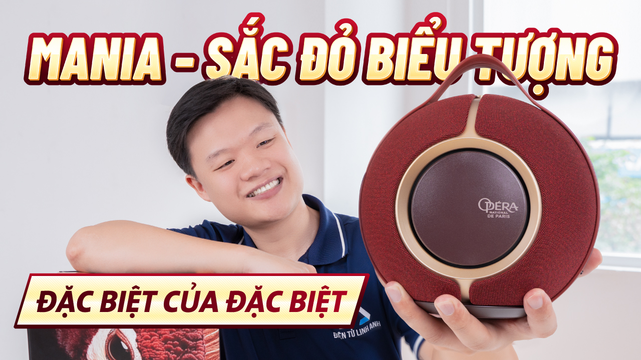 Unbox loa Devialet Mania Opera Rouge: Cận cảnh siêu phẩm giới hạn đẹp nhất 2025