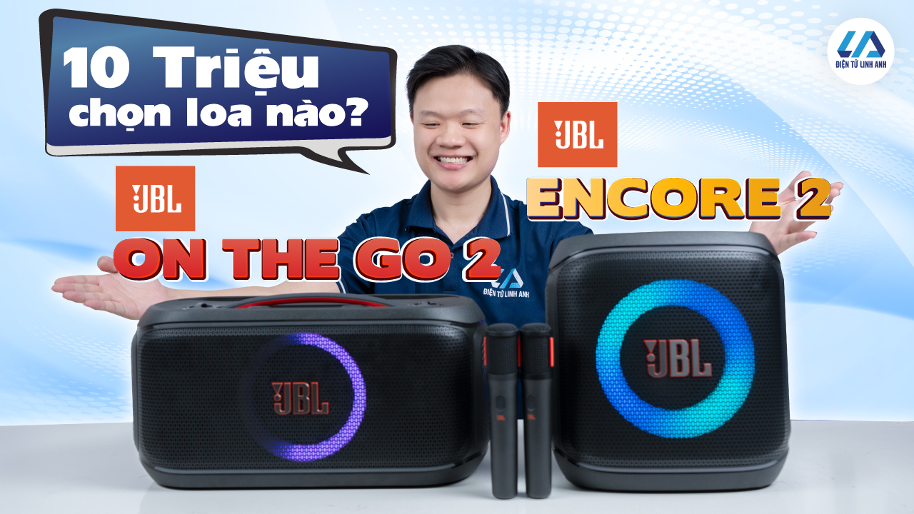 JBL Partybox On The Go 2, so sánh với Encore 2 có ưu, nhược điểm gì