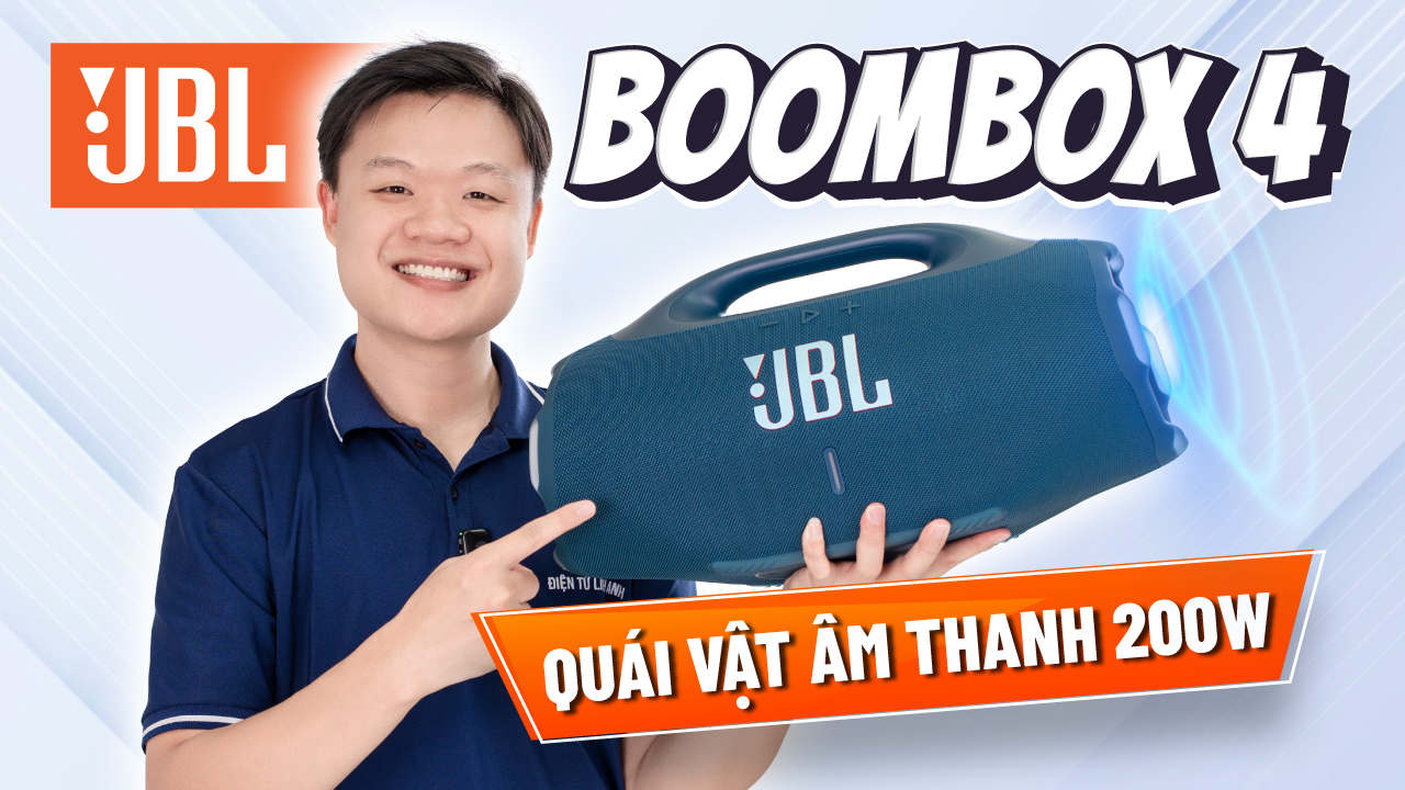 Loa JBL Boombox 4 Unboxing, test Bass