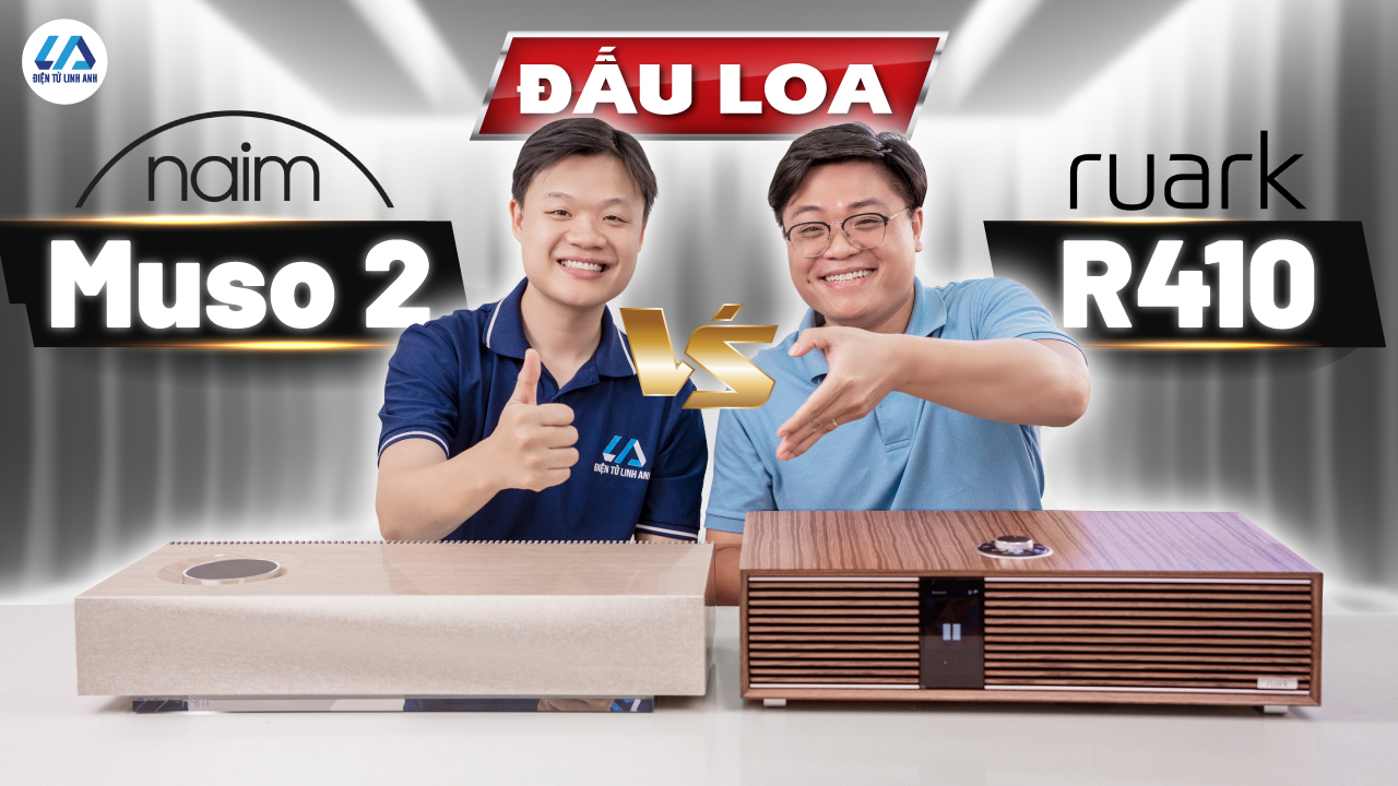 So găng 2 Siêu phẩm Loa Anh Quốc: Nên Chọn Naim Muso 2 hay Ruark R410?