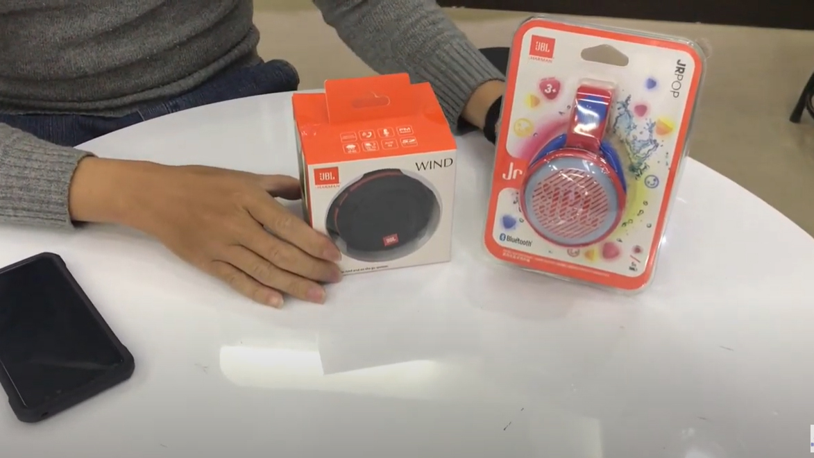 Mở hộp và đánh giá nhanh loa gắn xe đạp JBL Wind và loa dành cho trẻ em JBL JR POP