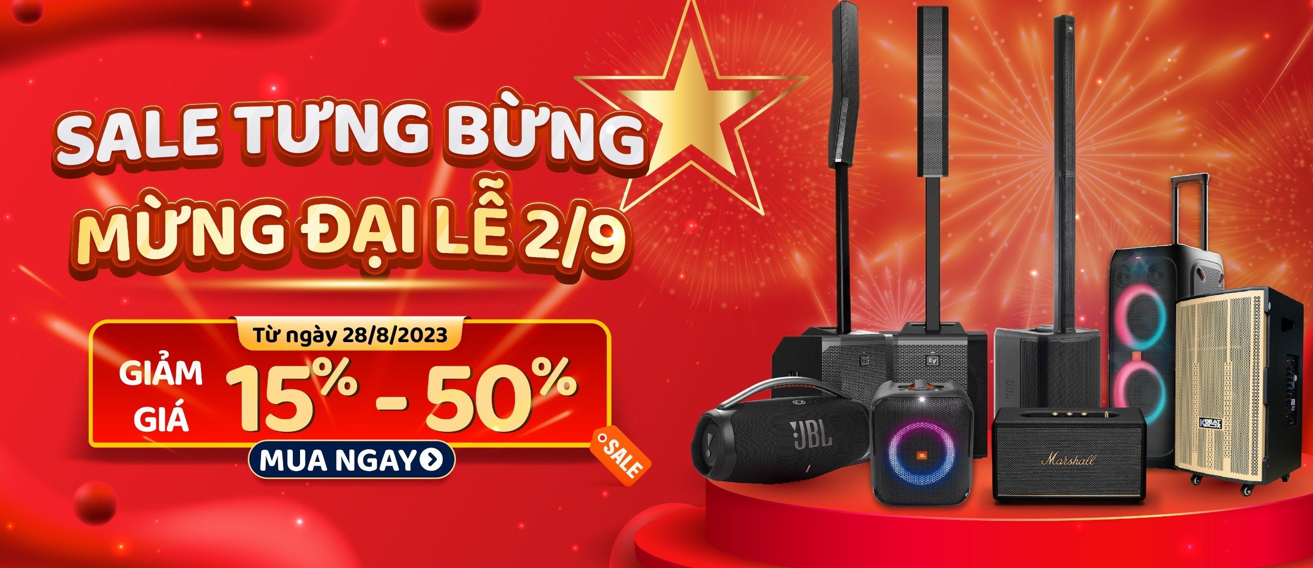 Sale Từng Bừng mừng Đại Lễ 2/9