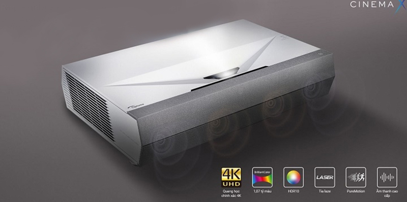 Máy chiếu 4K Optoma CinemaX P2 chính hãng