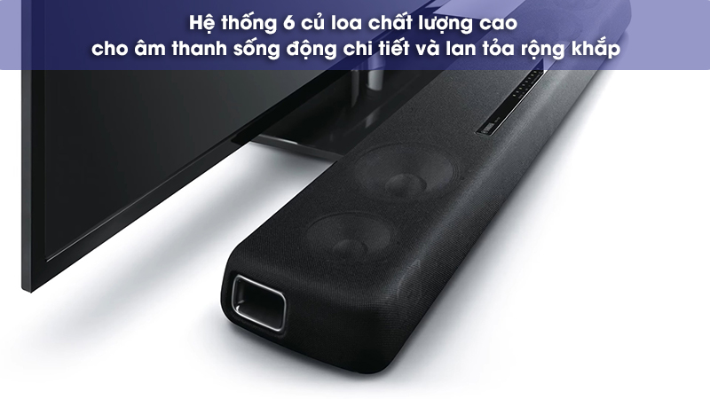 6 củ loa trên yas 107 cho âm thanh sống động