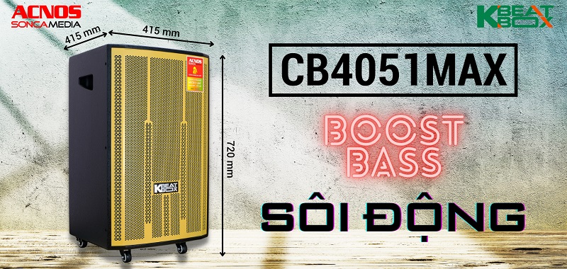 Loa Acnos CB4051MAX đặc điểm