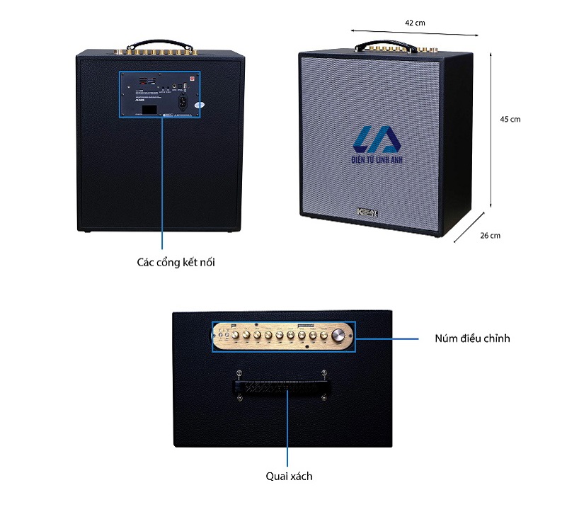 Loa Acnos CS300 thông số kỹ thuật