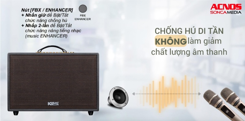 acnos cs3600 pro chống hú