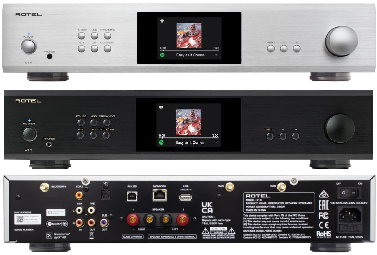 kết nối ampli Rotel S14