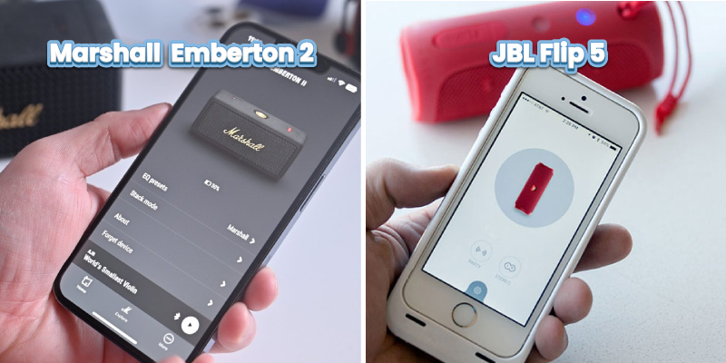 app loa jbl flip 5 vs emberton 2