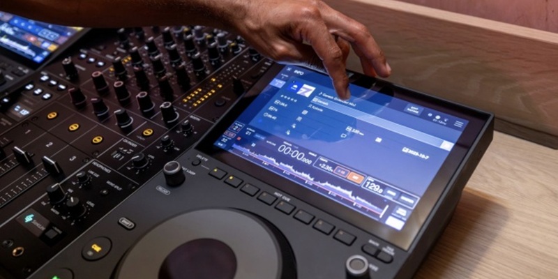bàn dj alphatheta cdj 1500x màn hình cảm ứng 10.1 inch hiển thị trực quan