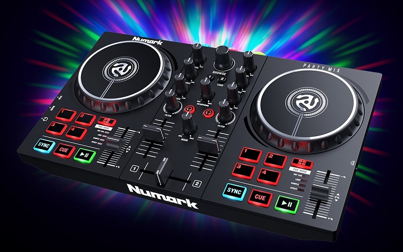 bàn dj cho người mới numark party mix ii
