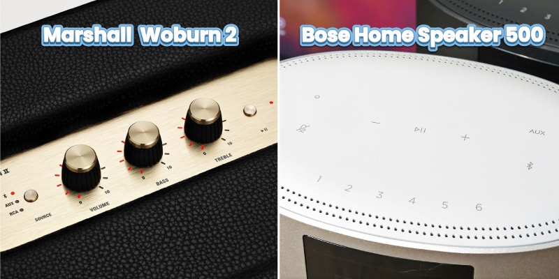điều khiển của Bose Home Speaker 500 vs Marshall Woburn 2