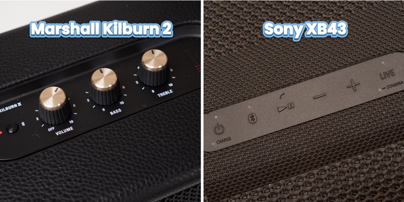 bảng điều khiển sony xb43 vs marshall kilburn 2