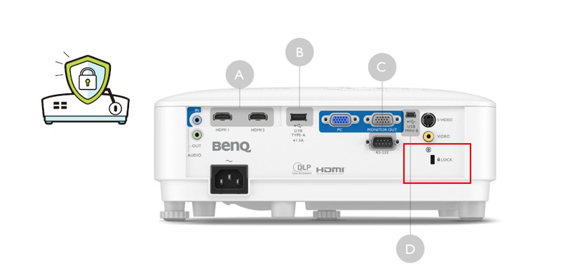 Máy chiếu BenQ MW560 tính năng