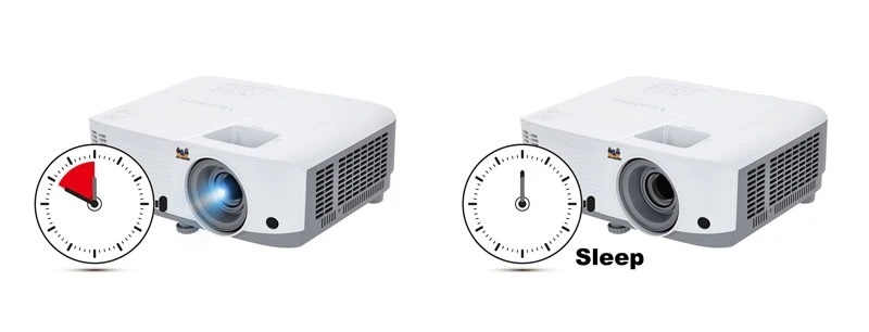 bộ hẹn giờ tự động của máy chiếu view sonic sp16