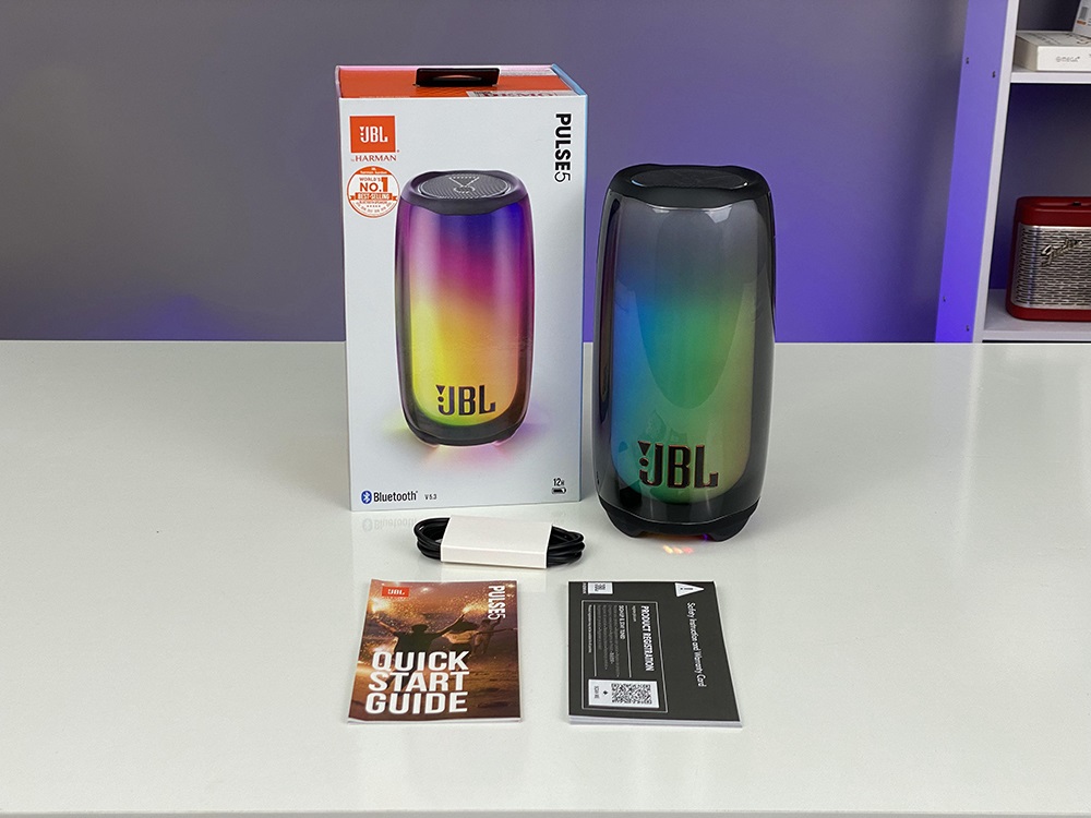 Mở hộp loa JBL Pulse 5