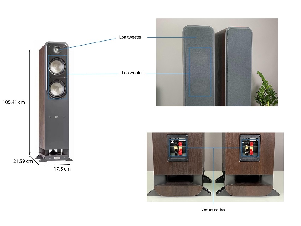 Thông số kỹ thuật loa Polk Audio Signature S50