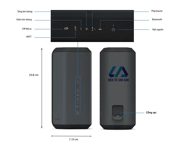 Sony SRS-XE300 thống số kỹ thuật