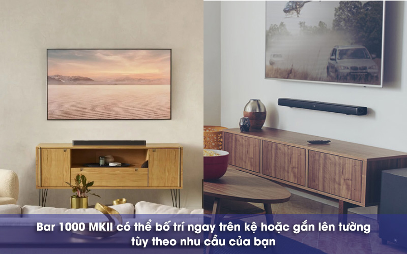 bố trí loa bar 1000 mkii