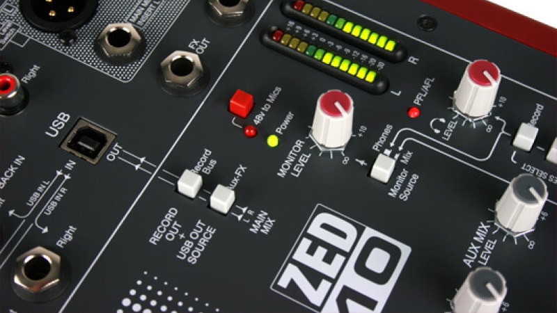 bộ xử lý tín hiệu trên mixer zed-1002