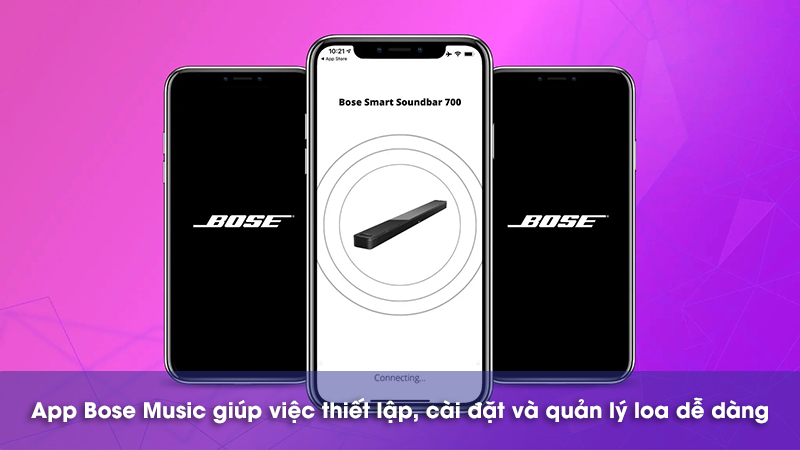 bose 700 điều khiển qua bose music app