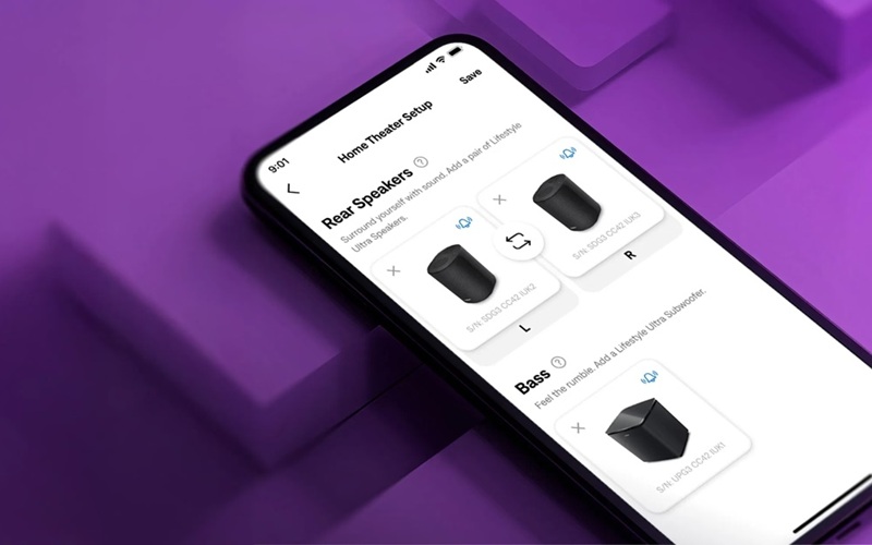 bose lifestyle ultra subwoofer điều khiển qua app
