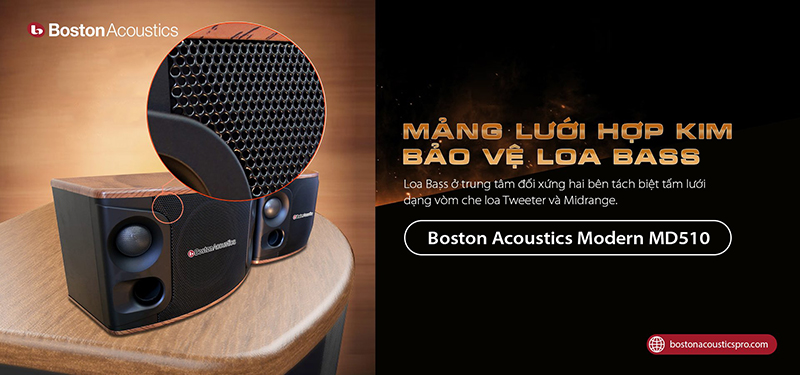 Loa Boston Acoustics Modern MD510 thiết kế