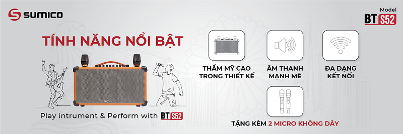 Loa Sumico BT-S52 chất lượng cao