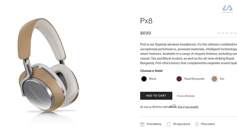 các màu của tai nghe px8