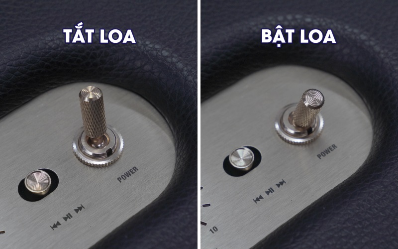 cách bật tắt loa stanmore 3