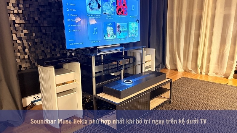 cách bố trí loa muso hekla phù hợp