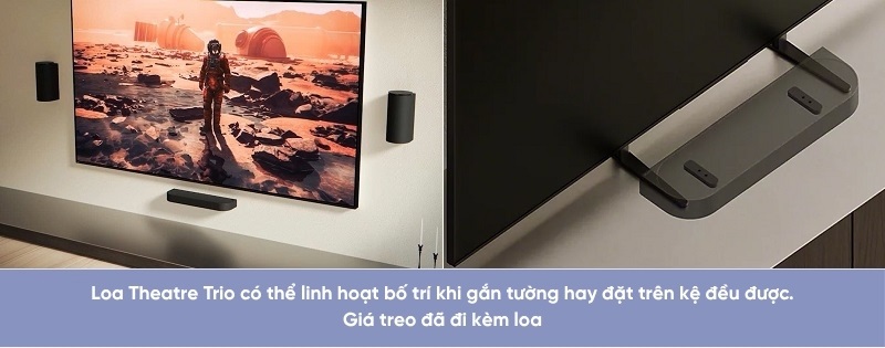cách bố trí loa theatre trio