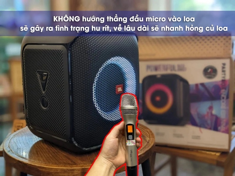 7. Lưu ý khi sử dụng loa JBL để hát karaoke