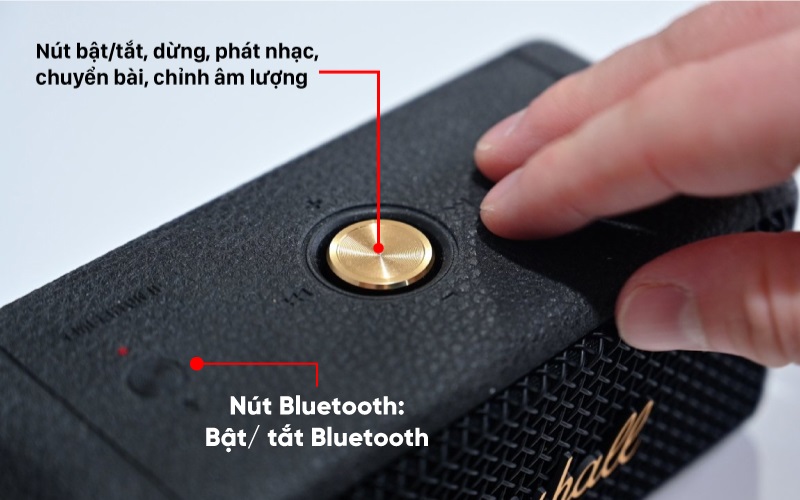 nút điều khiển loa marshall