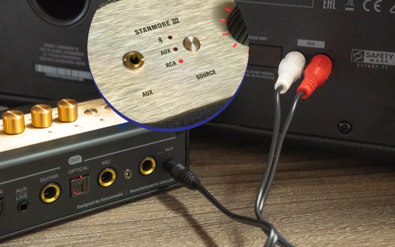 cách kết nối micro với loa marshall