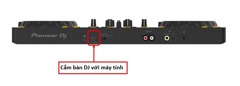 cắm bàn dj vào máy tính