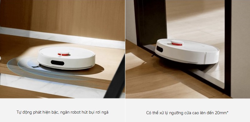 cảm biến trên robot xiaomi vacuum h40