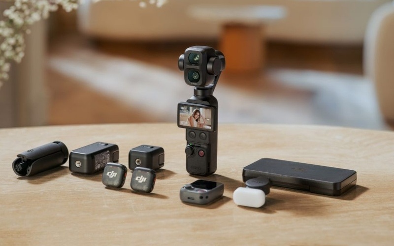 camera gimbal dji osmo pocket 4p vlog combo full phụ kiện